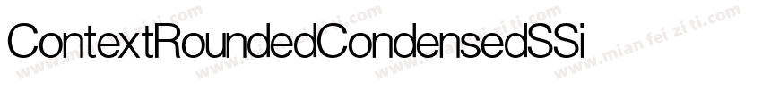 Context Rounded Condensed SSi Normal字体转换